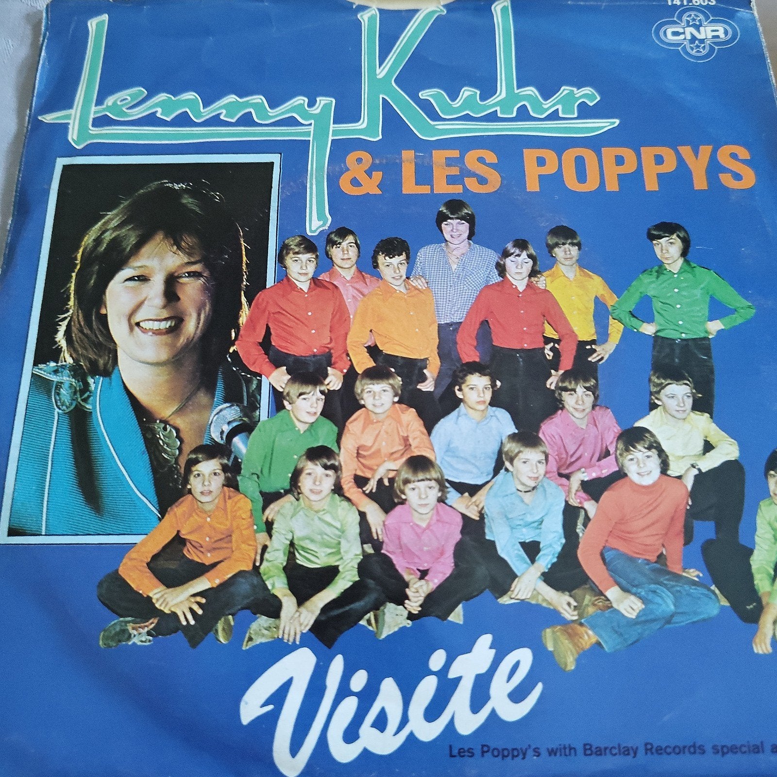 Lenny Kuhr & Les Poppys  Visite (Vinyl Single), Cd's en Dvd's, Gebruikt, 7 inch, EP, Fotohoes
