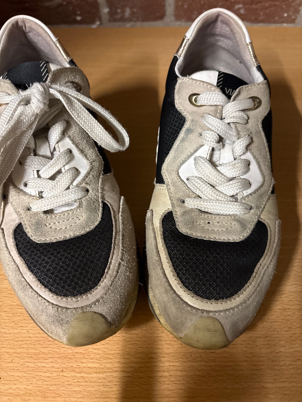 VIA VAI Sneakers Maat 37 - Comfortabel en Stijlvol, Ophalen of Verzenden, Gedragen, Zwart, Sneakers of Gympen