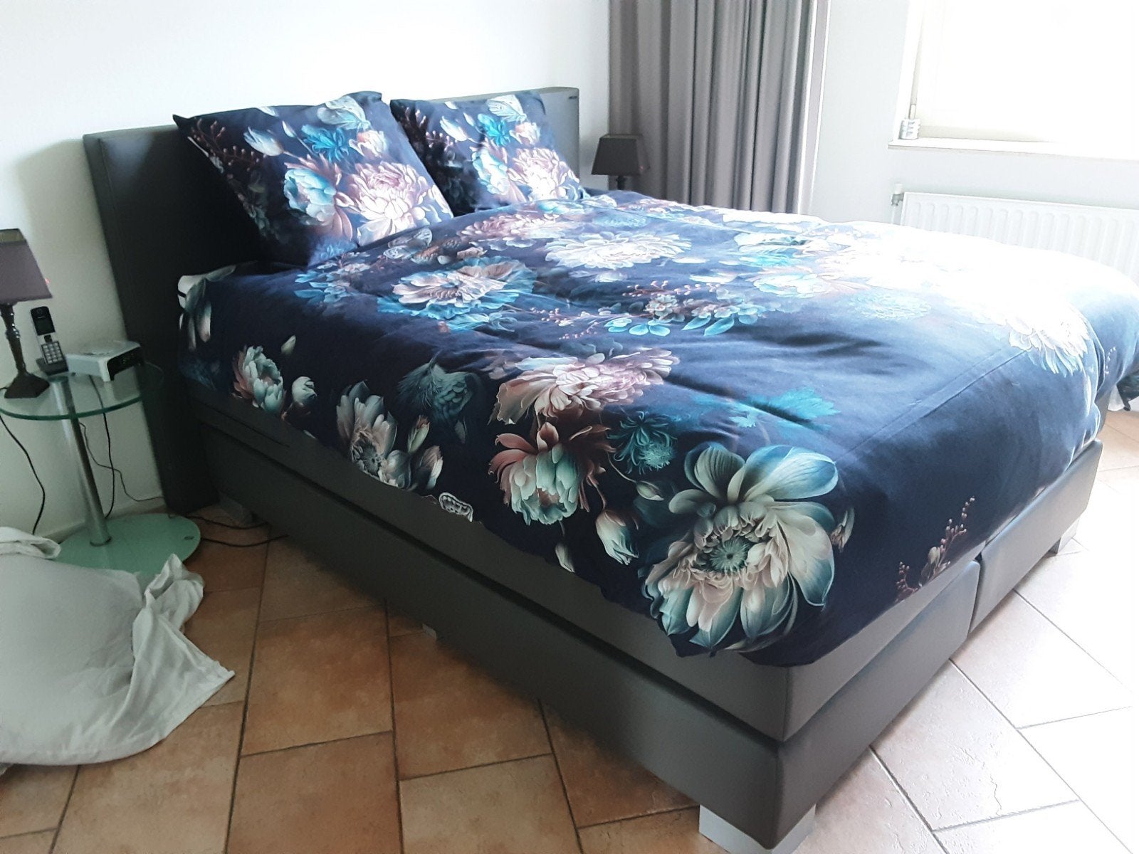 boxspring 160x200, Ophalen, Gebruikt, Tweepersoons, 160 cm