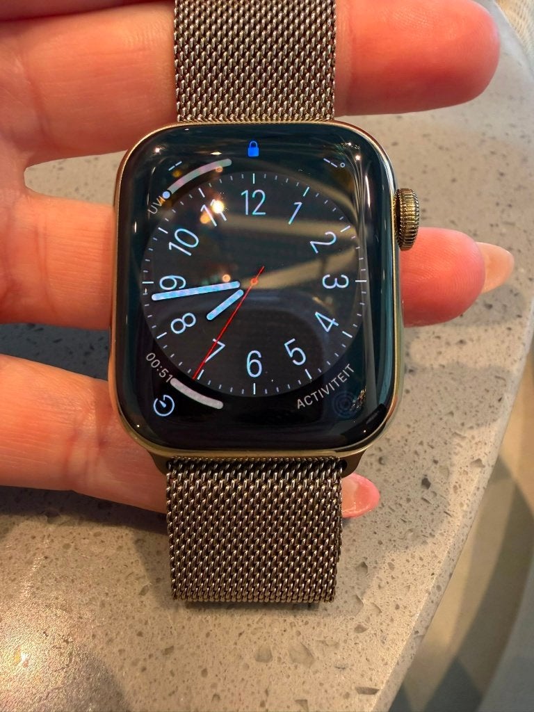 Apple Watch Series 8 41mm - Stainless Steel - Cellular - ZGN, Ophalen, Apple Watch ⌚️, Zwart, IOS