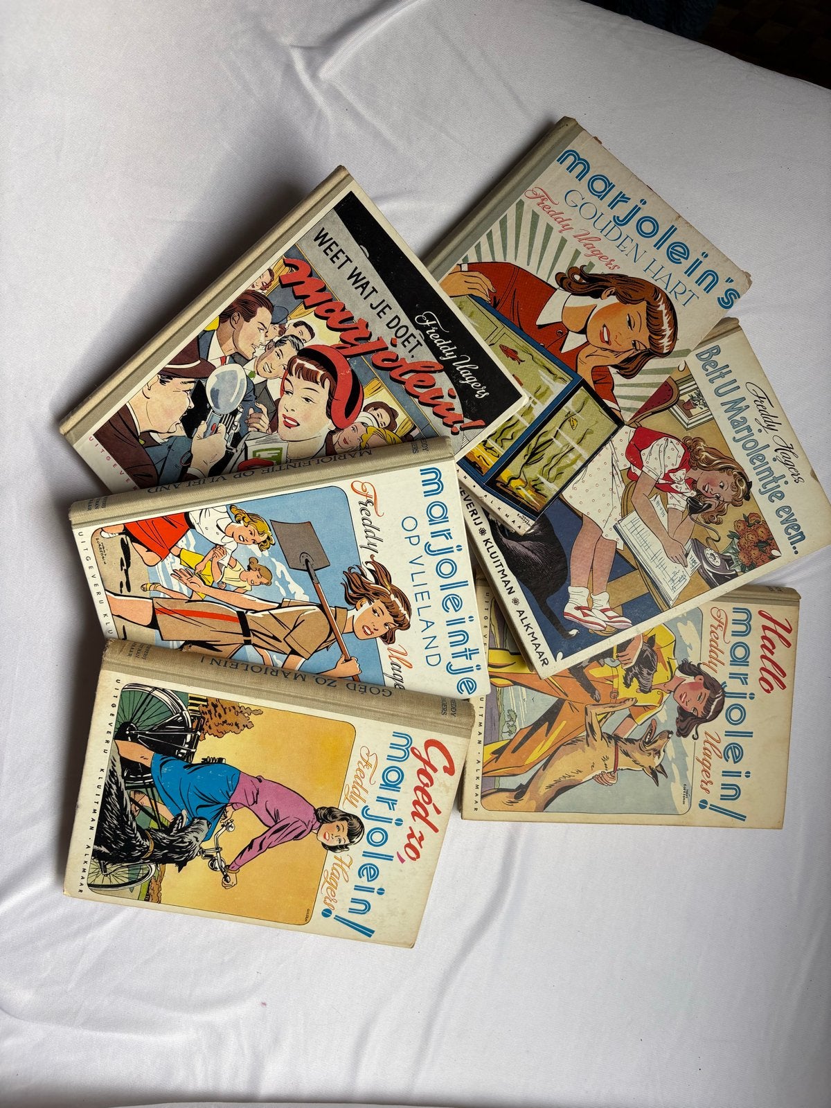 Marjolein boeken Freddy Hagers - 6 delen, Boeken, Ophalen, Gelezen, Fictie