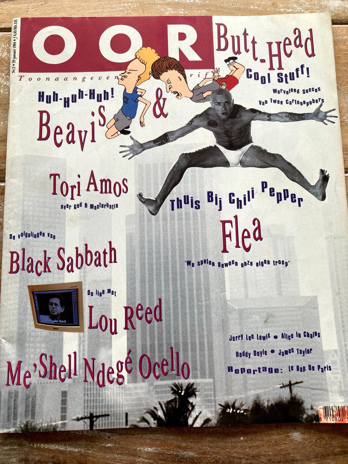 OOR Magazine 1994 ALICE IN CHAINS Black Sabbath RHCP Beavis, Ophalen of Verzenden, Zo goed als nieuw, Muziek, Film of Tv