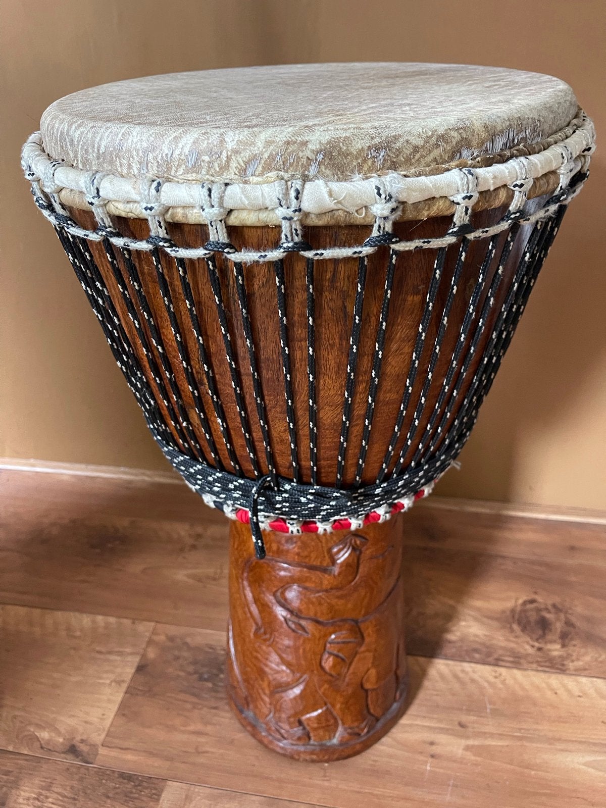Traditionele Afrikaanse Djembe, handgemaakt (met hoes), Muziek en Instrumenten, Ophalen, Gebruikt, Overige merken