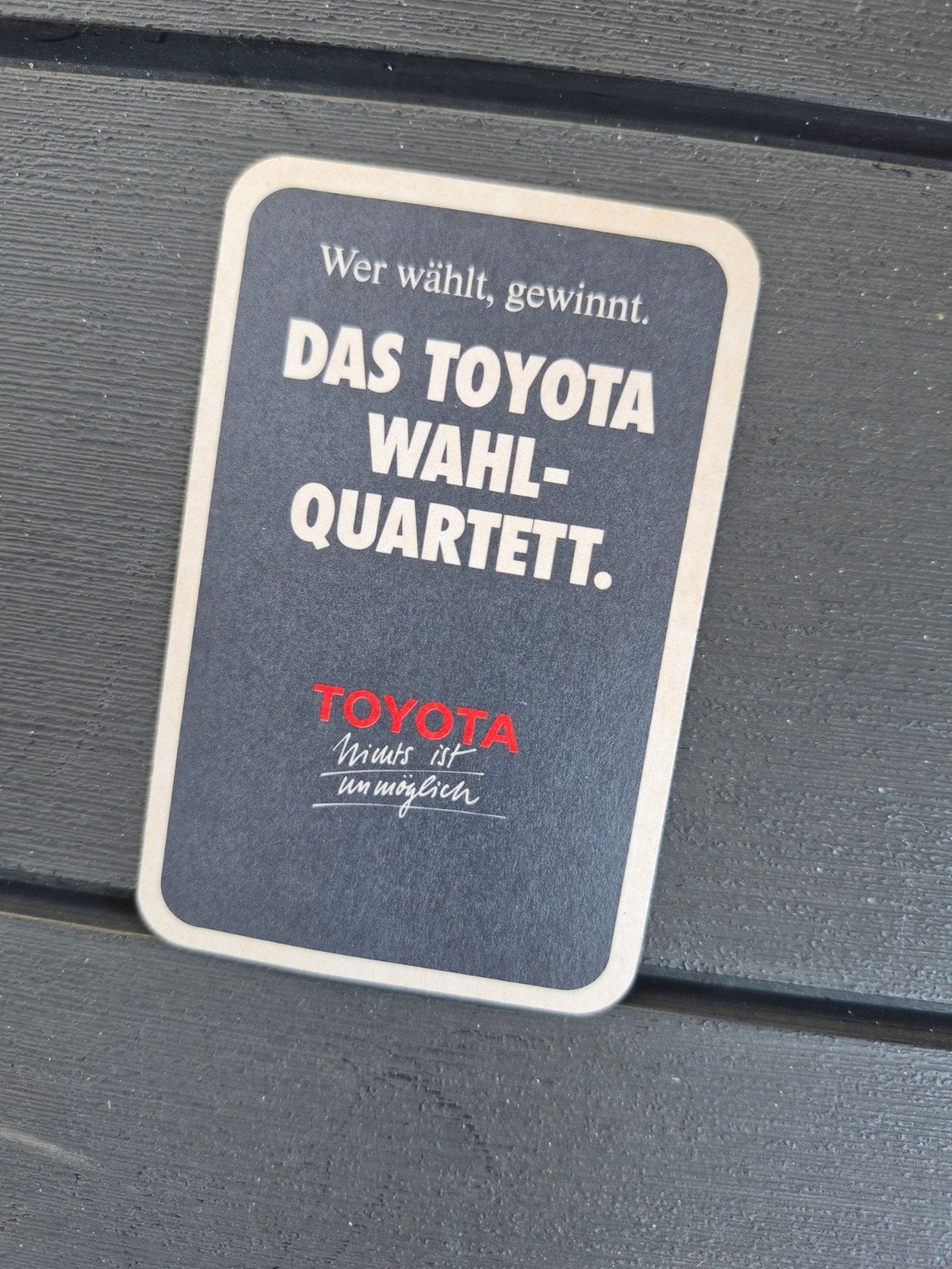 Toyota kwartetspel, Ophalen of Verzenden, Zo goed als nieuw