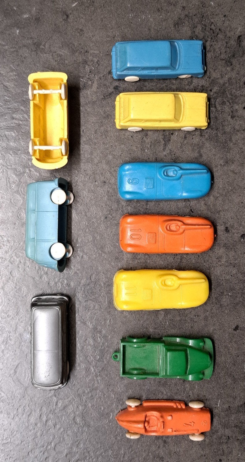 10 vintage speelgoedauto's o.a. Volkswagen, Ford, Pick-up., Ophalen of Verzenden, Gebruikt, Auto, Overige merken