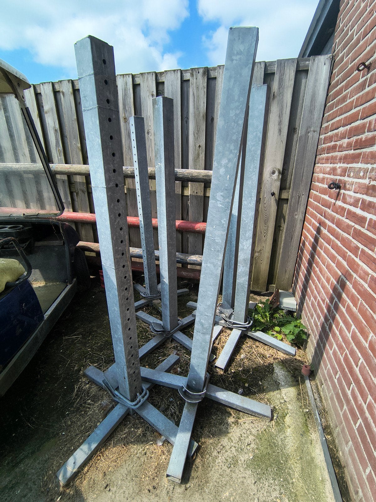 Gegalvaniseerde springpalen, Ophalen of Verzenden