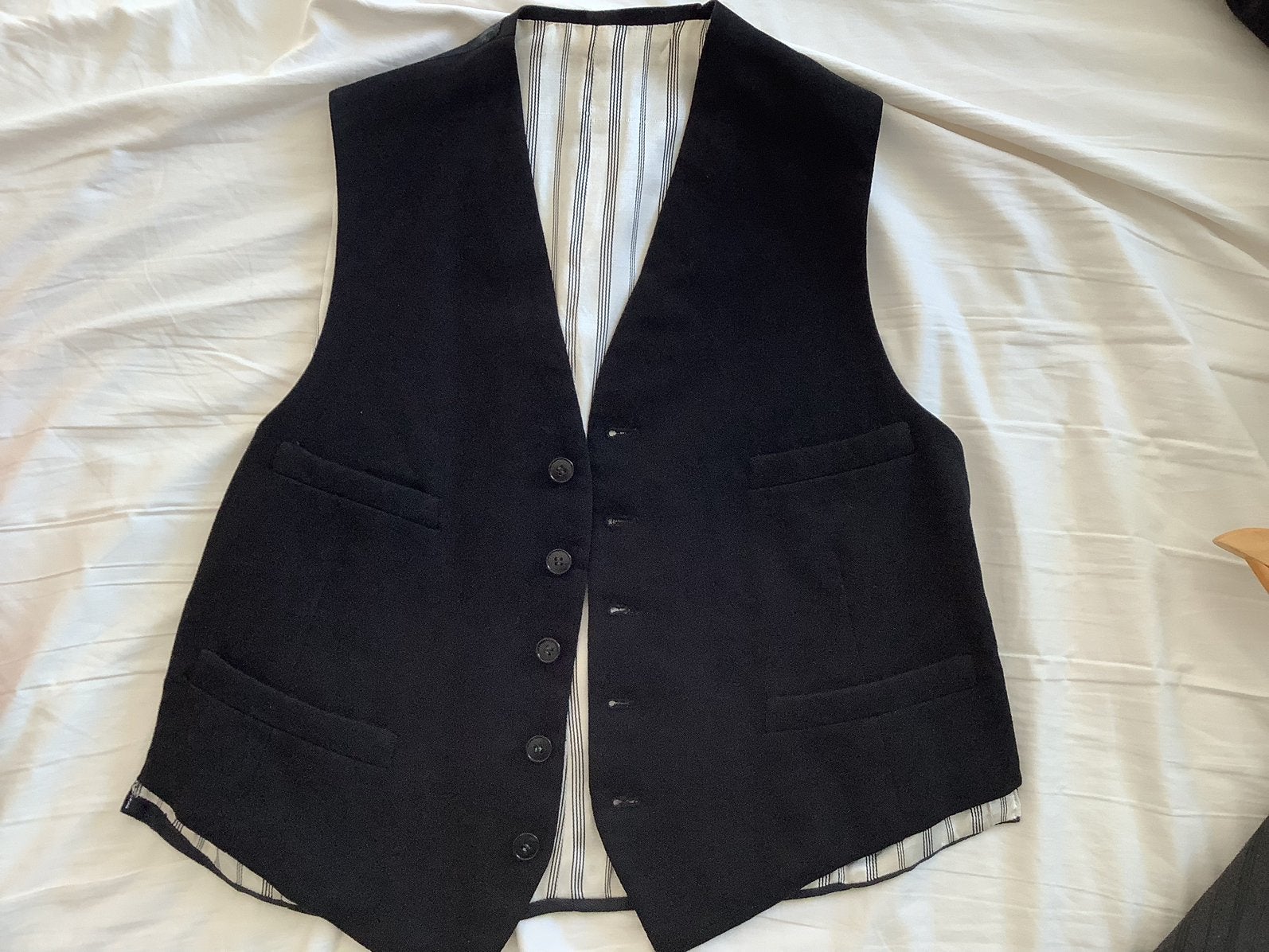 Gilet, Ophalen of Verzenden, Gedragen, Maat 48/50 (M), Zwart