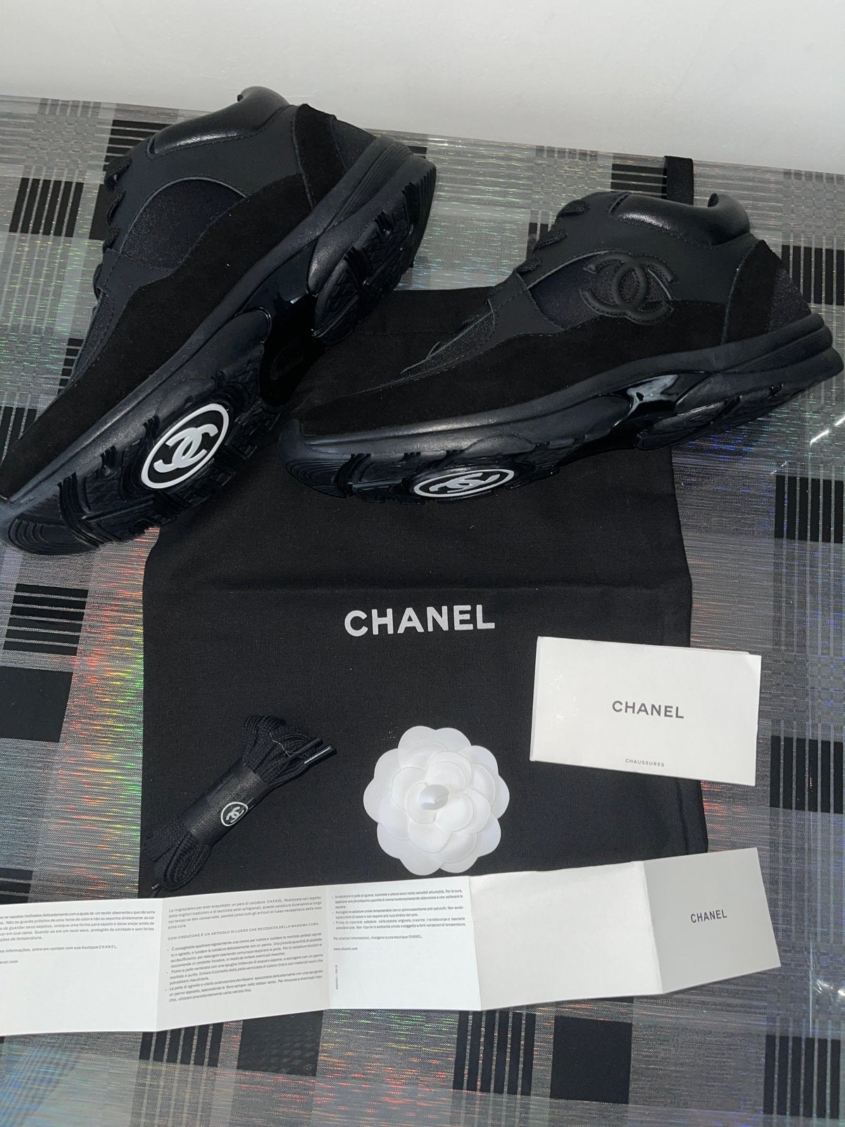 TOP CONDITIE Chanel Runners maat 42, Zwart, Ophalen of Verzenden, Sneakers of Gympen, Zo goed als nieuw