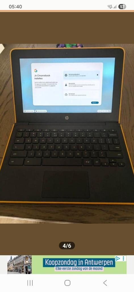 Te koop: HP Chromebook 11 inch – met touchscreen, Computers en Software, Chromebooks, Zo goed als nieuw, 11 inch, 4 GB of minder