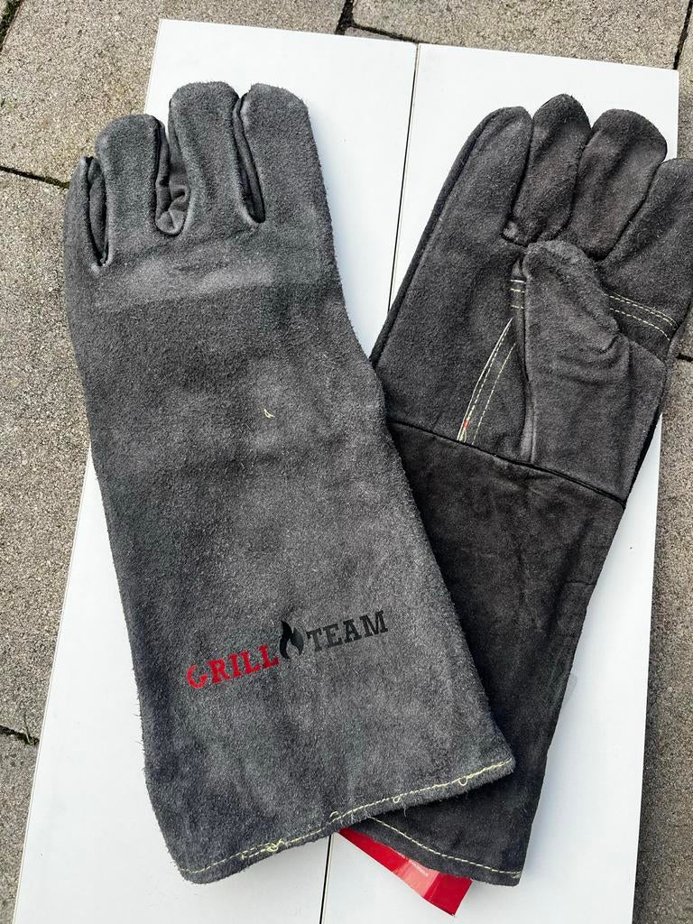 GrillTeam Leren BBQ Handschoenen - Nieuw, Ophalen of Verzenden, Zo goed als nieuw