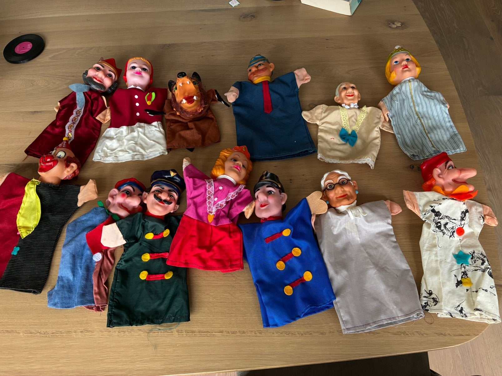 Poppenkast poppen, Ophalen of Verzenden, Gebruikt, Overige typen