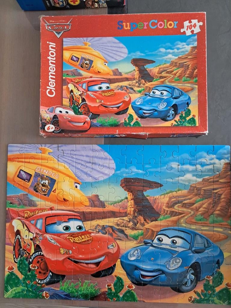 Super Color Cars puzzel 104 stukjes vanaf 6 jaar, Ophalen of Verzenden, Meer dan 50 stukjes, 6 jaar of ouder
