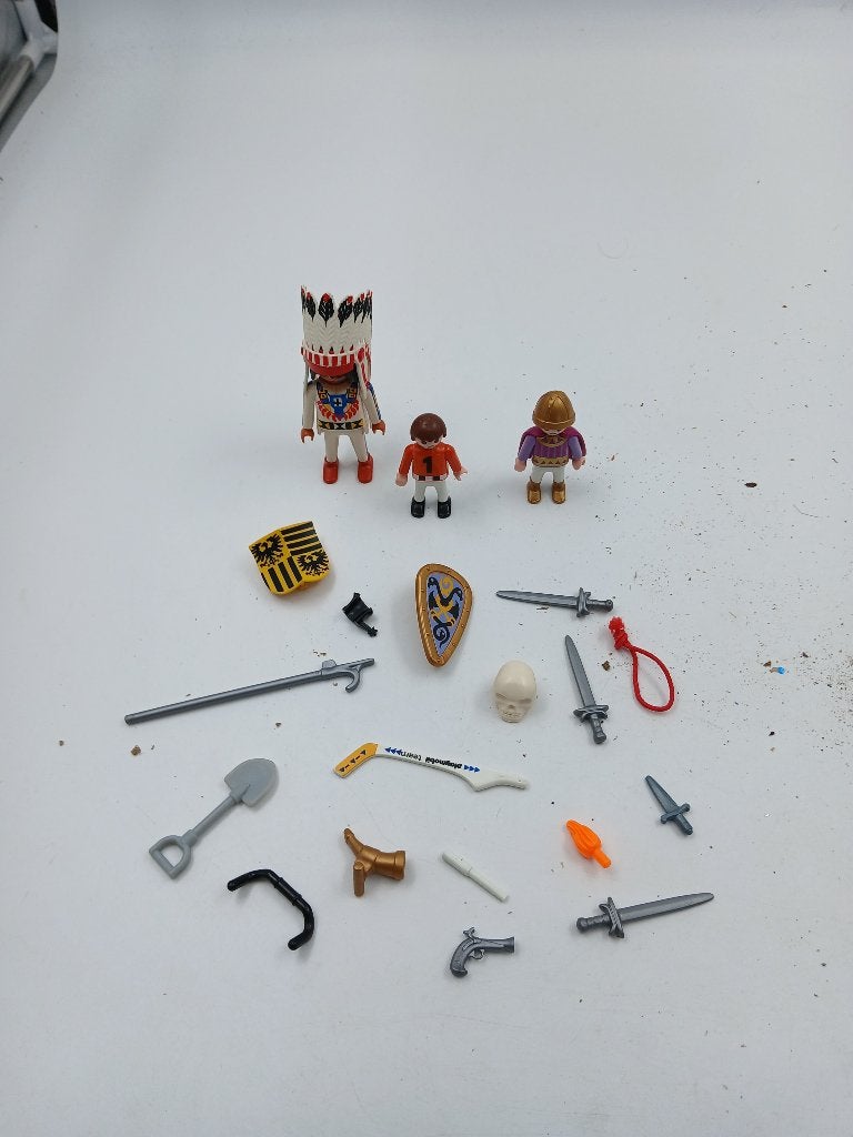 playmobil bundel 21 3 Poppetjes met Accessoires en Extras, Ophalen of Verzenden