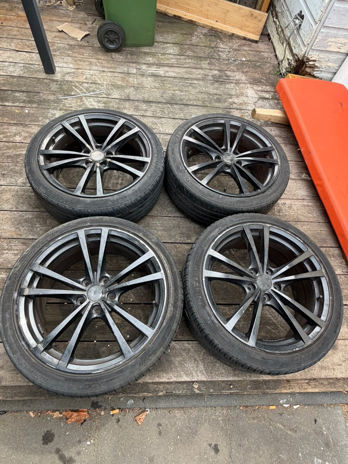 18 inch velgen steekmaat is 5x112, Auto-onderdelen, Banden en Velgen, Ophalen, 18 inch, Gebruikt, Banden en Velgen