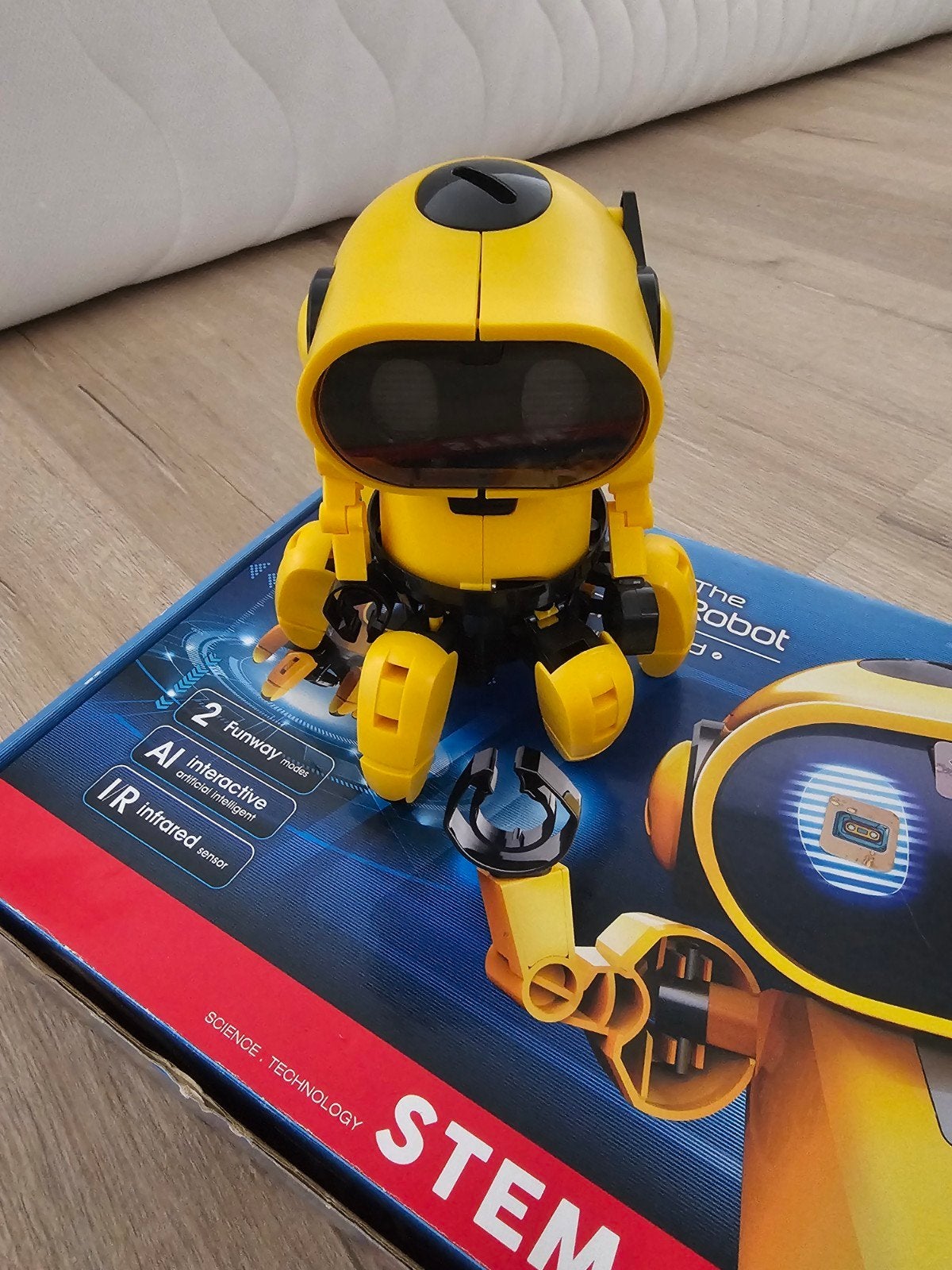 Interactieve STEM Robot - Geel (Zo goed als nieuw), Ophalen of Verzenden, Zo goed als nieuw, Jongen of Meisje
