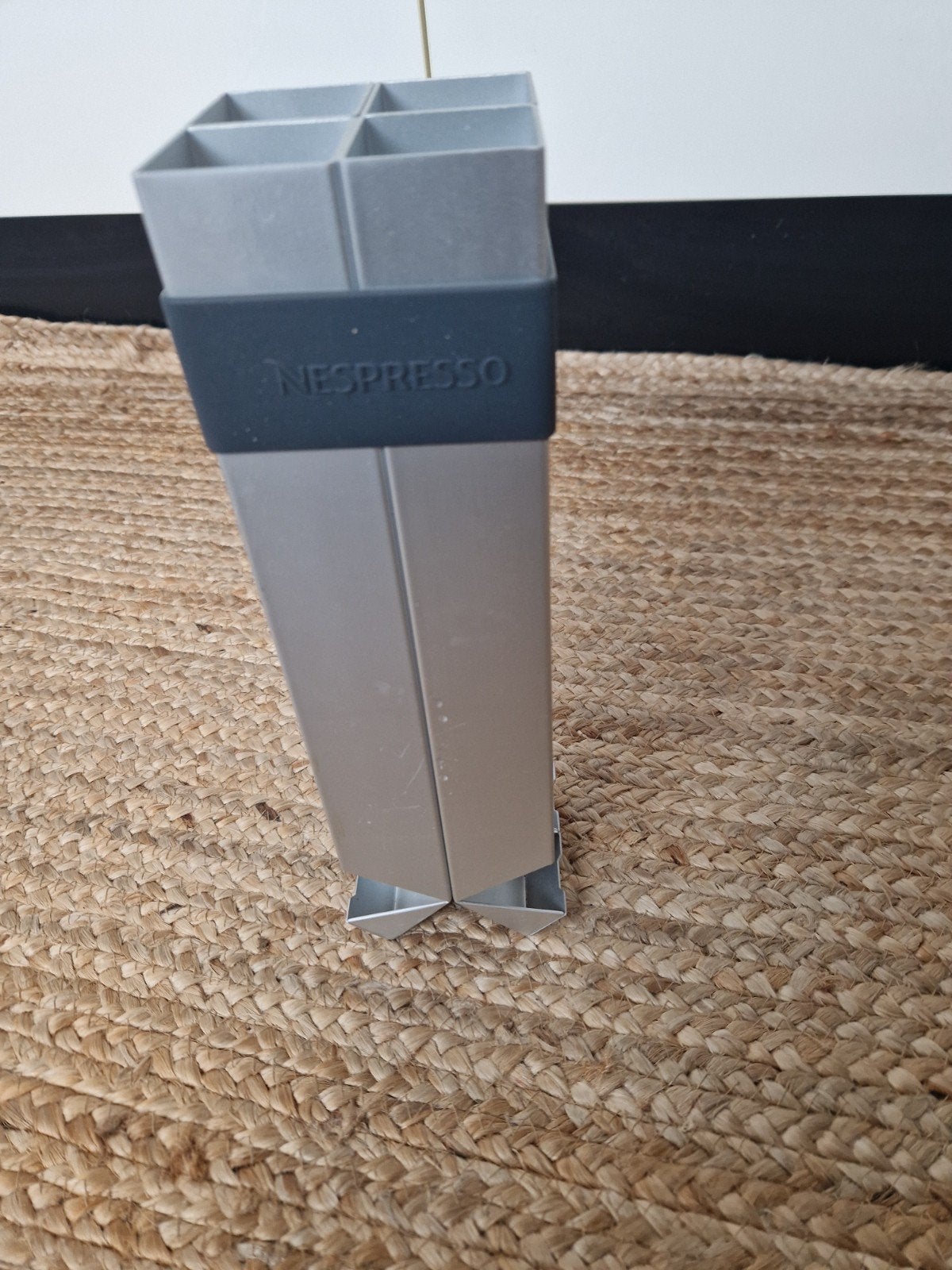 Nespresso capsulehouder - Zilver koffie, Ophalen of Verzenden, Gebruikt, Overige modellen, Koffiepads en cups