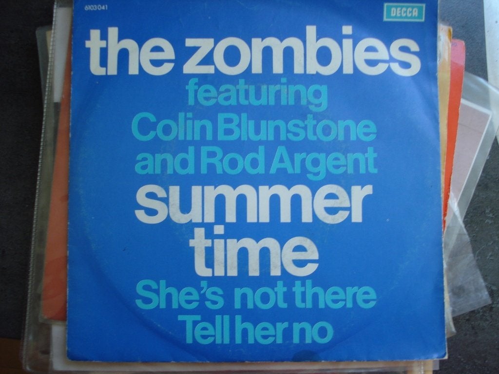 The Zombies: Summer time / She's not there / Tell her no, 7 inch, Single, Ophalen of Verzenden, Pop