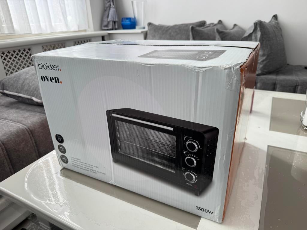 Blokker Oventje | Helemaal Nieuw | Klein 23 Liter, Witgoed en Apparatuur, Ovens, Nieuw, Vrijstaand, Oven met grill, Minder dan 45 cm