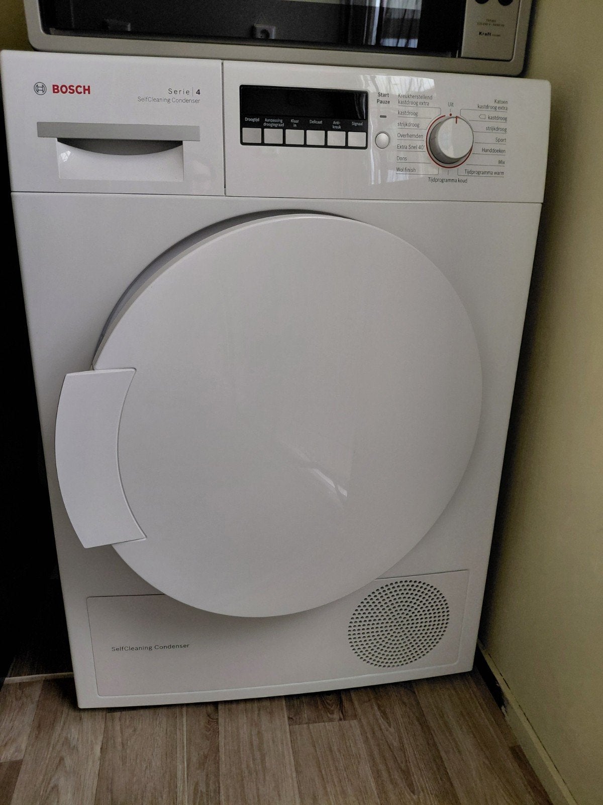 BOSCH Wasdroger., Ophalen, 6 tot 8 kg, Gebruikt, Voorlader
