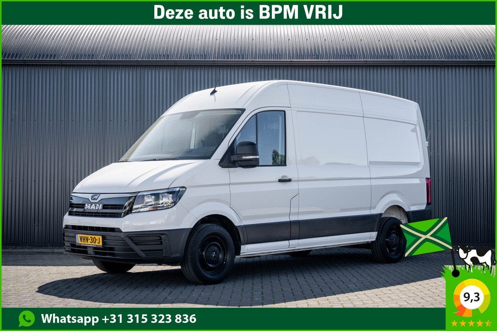 MAN TGE 2.0 TDI | L3H3 | 140PK | Trekhaak 3.0T | Camera | Ca, Auto's, Bestelauto's, Stof, Gebruikt, 4 cilinders, MAN