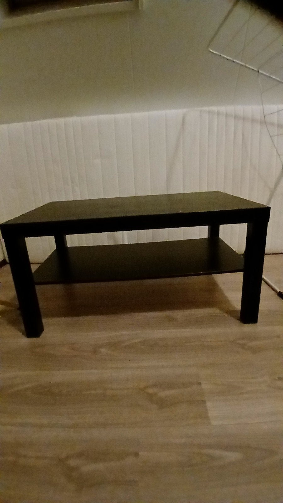 Lack, Ikea,Zwarte salontafel/tv-meubel met opbergruimte, Ophalen, Gebruikt, 50 tot 100 cm, 75 – 100