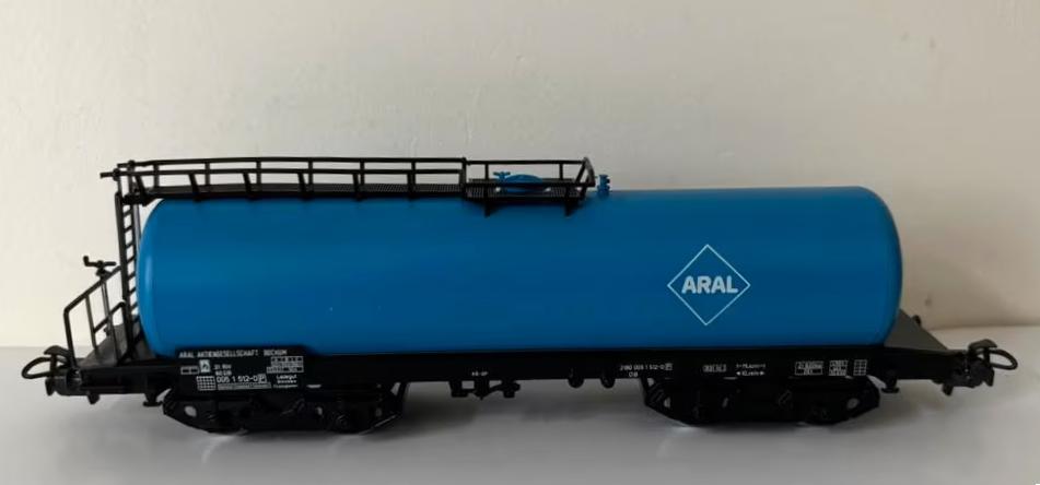 Marklin H0 4643 - 4-assige Ketelwagen Aral van de DB in ovp, Hobby en Vrije tijd, Modeltreinen | H0, Wisselstroom, Ophalen of Verzenden