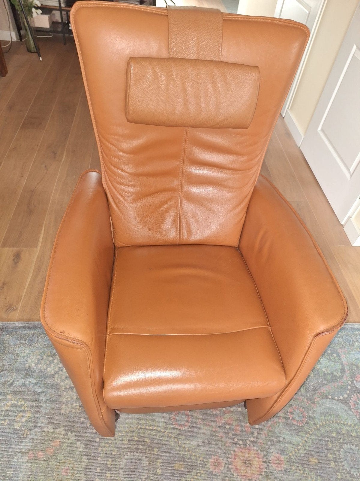 Relax fauteuil, Huis en Inrichting, Ophalen, Gebruikt, 50 tot 75 cm, Leer