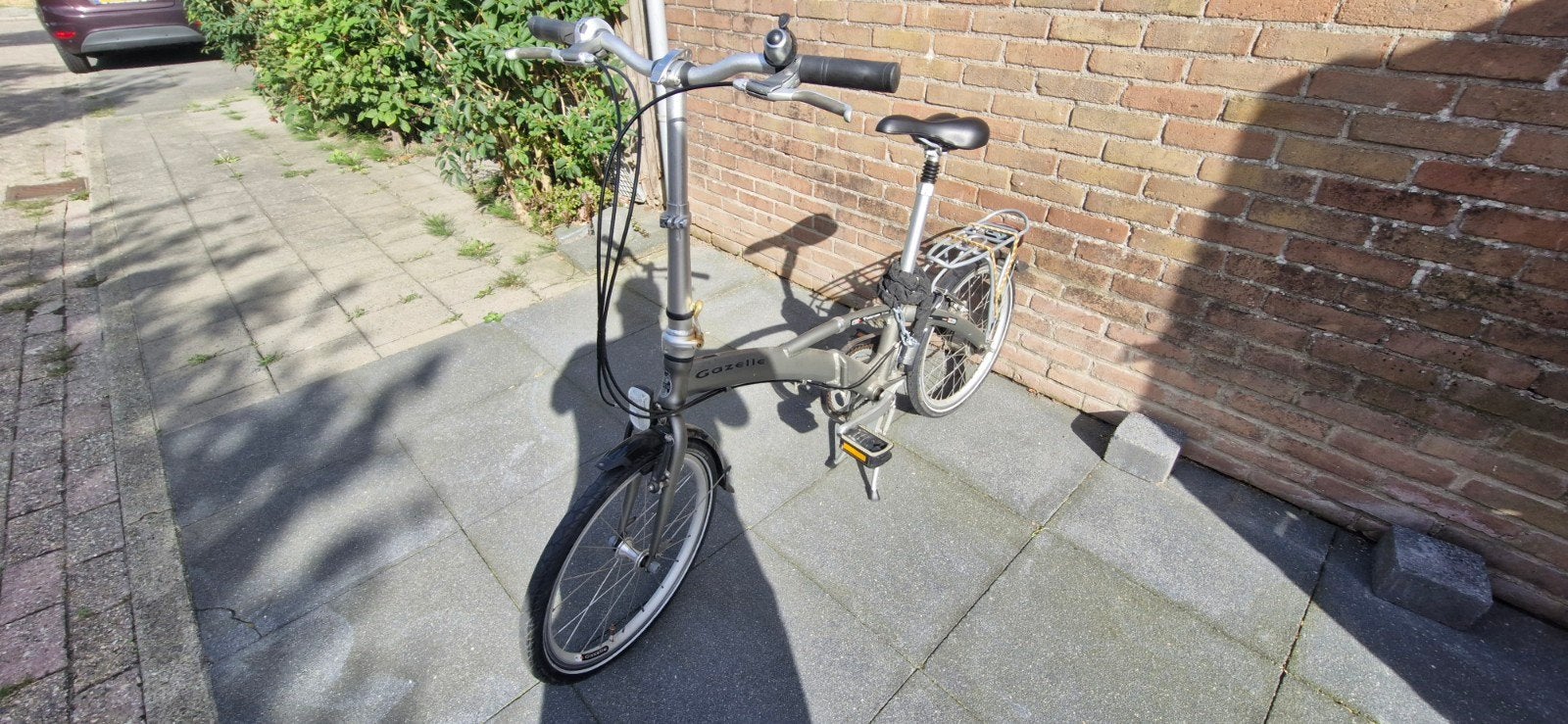 Foto 3 van vouwfiets gazelle antreciet grijs