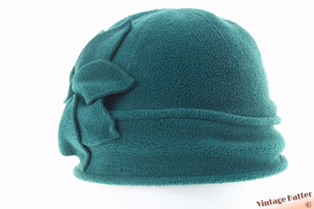 Vintage flexibele dames dophoed Polar Soft turkois 57-59, Hoed, Polar Soft, Ophalen of Verzenden, Zo goed als nieuw