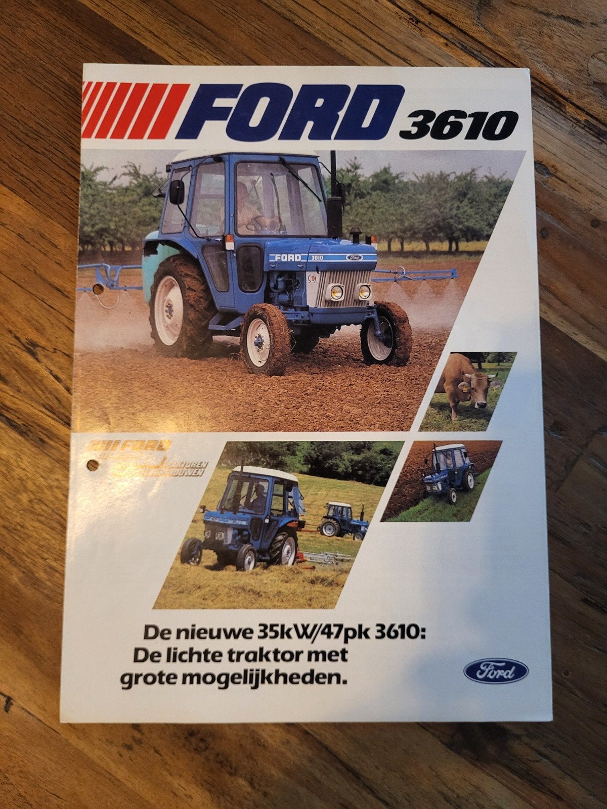 tractor folder Ford 3610, Boeken, Catalogussen en Folders, Ophalen of Verzenden, Zo goed als nieuw