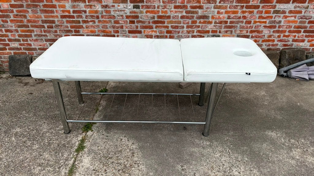 Verstelbare Behandeltafel Zenna Wit, Sport en Fitness, Ophalen, Gebruikt, Massagetafel