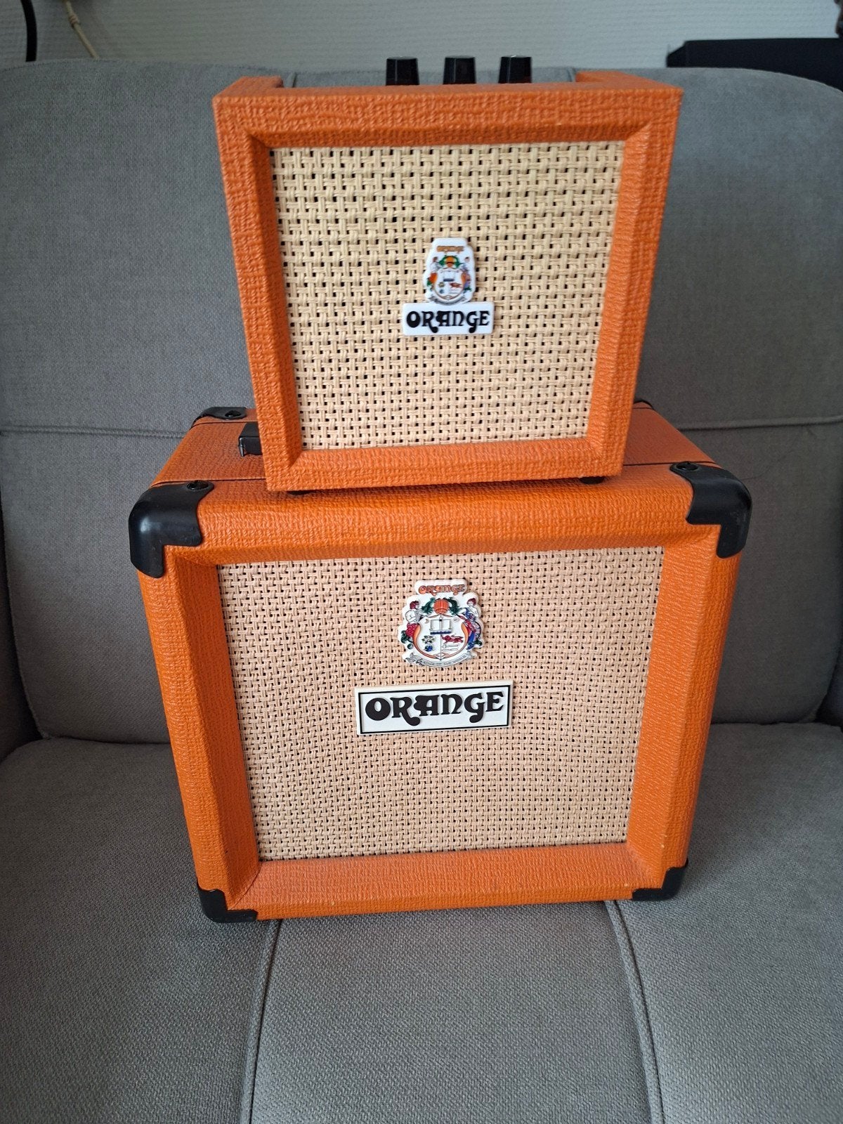 ORANGE SET = CRUSH MINI + PPC 108, Muziek en Instrumenten, Versterkers | Bas en Gitaar, Ophalen, Zo goed als nieuw, Gitaar, Minder dan 50 watt