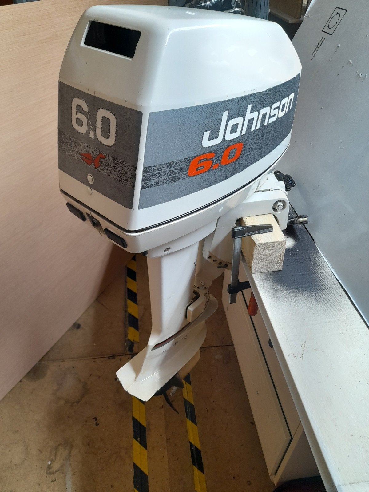 Johnson 6pk buitenboordmotor kortstaart, Watersport en Boten, Buiten- en Binnenboordmotoren, Ophalen, Benzine, 5 tot 10 pk
