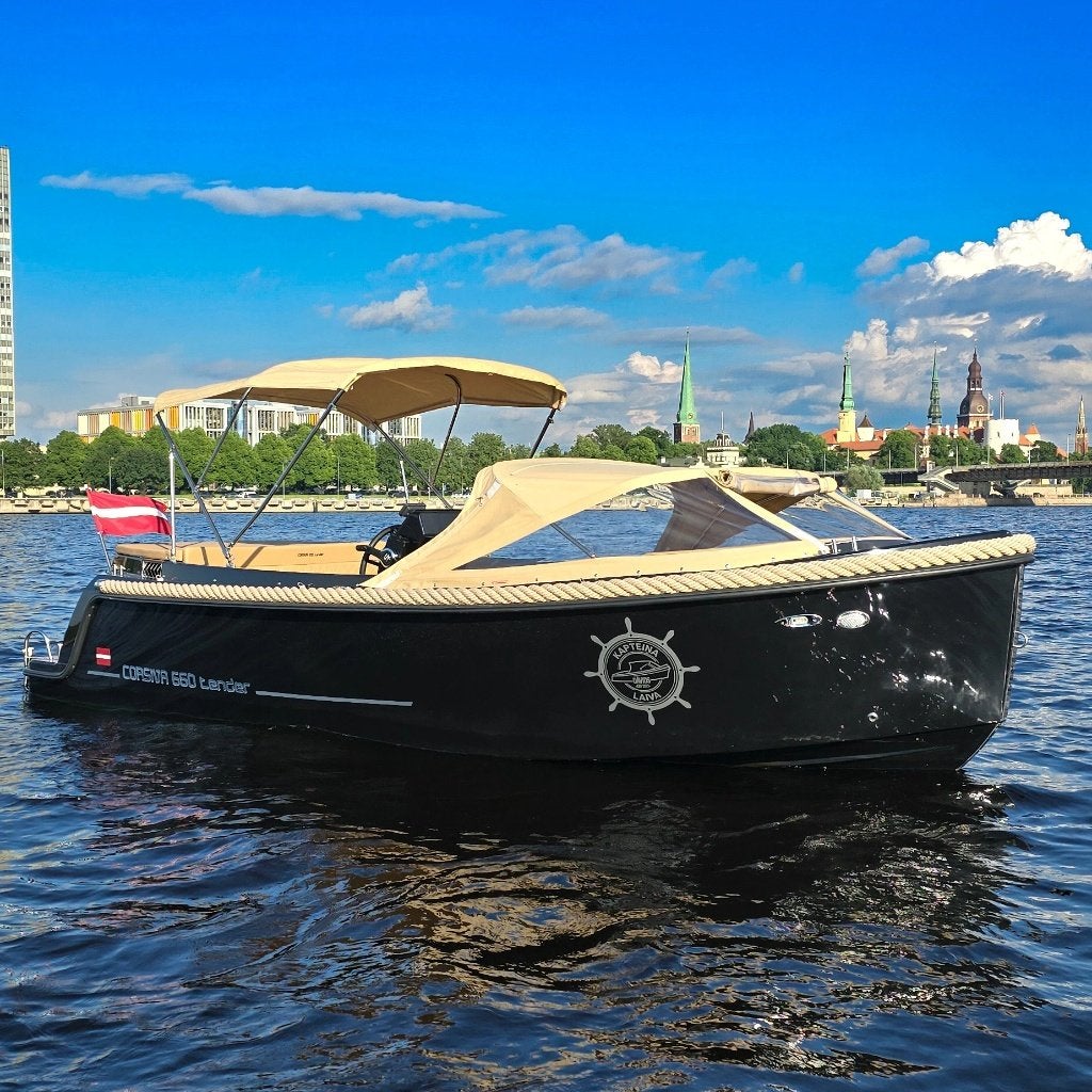 Corsiva Tender 650 with Suzuki 90 HP, Watersport en Boten, Ophalen, Overige materialen, Tender, Gebruikt