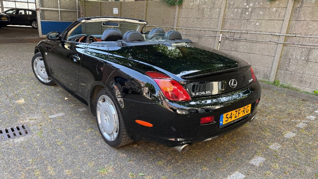 Lexus SC 430 4.3 V8 AUT 2002 Zwart, Auto's, Lexus, Particulier, SC, ABS, Airbags, Alarm, Automatische klimaatregeling, Bluetooth