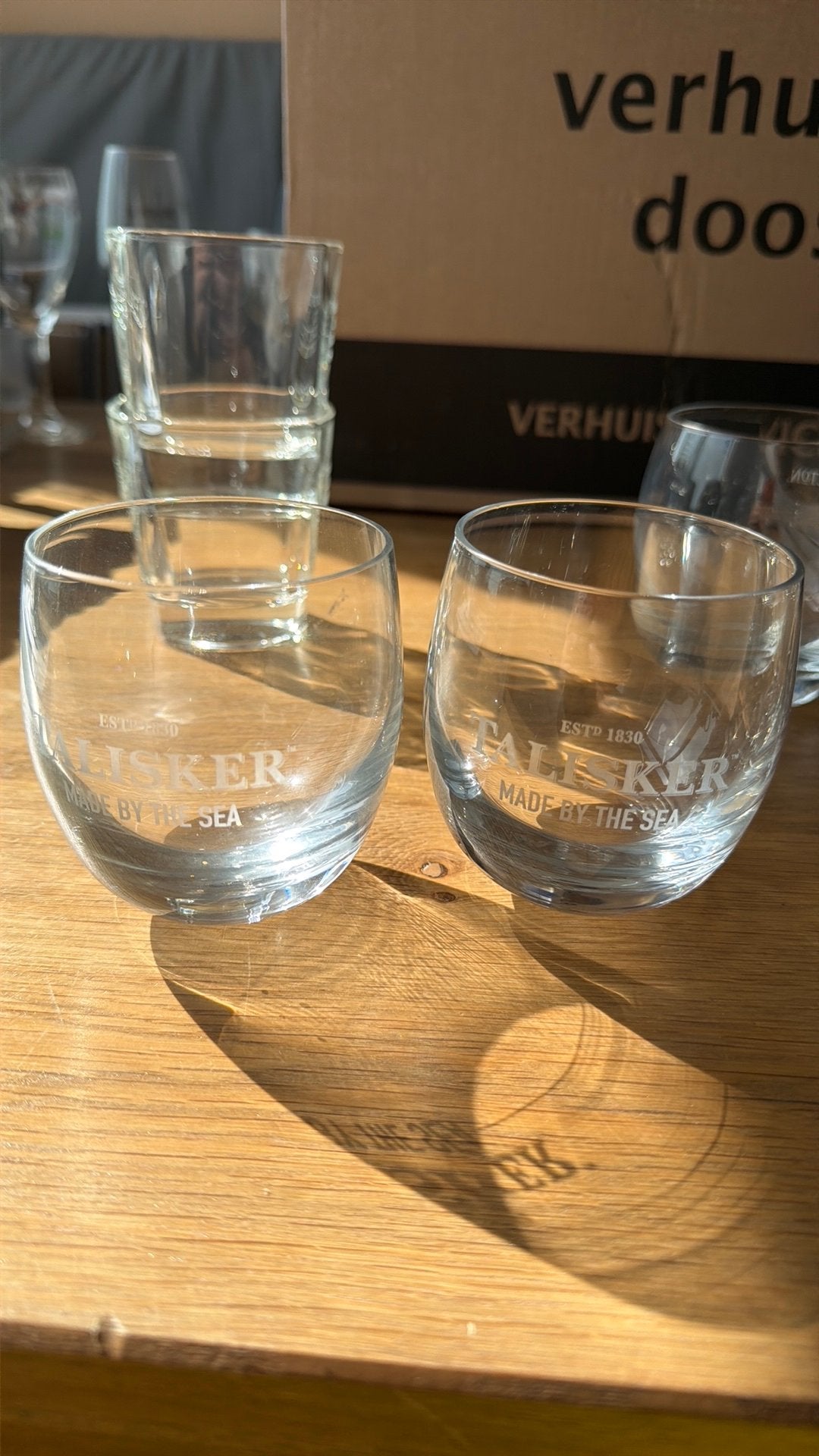 9x whisky glazen, 2x whisky borrelglas en meer, Ophalen, Zo goed als nieuw, Overige typen
