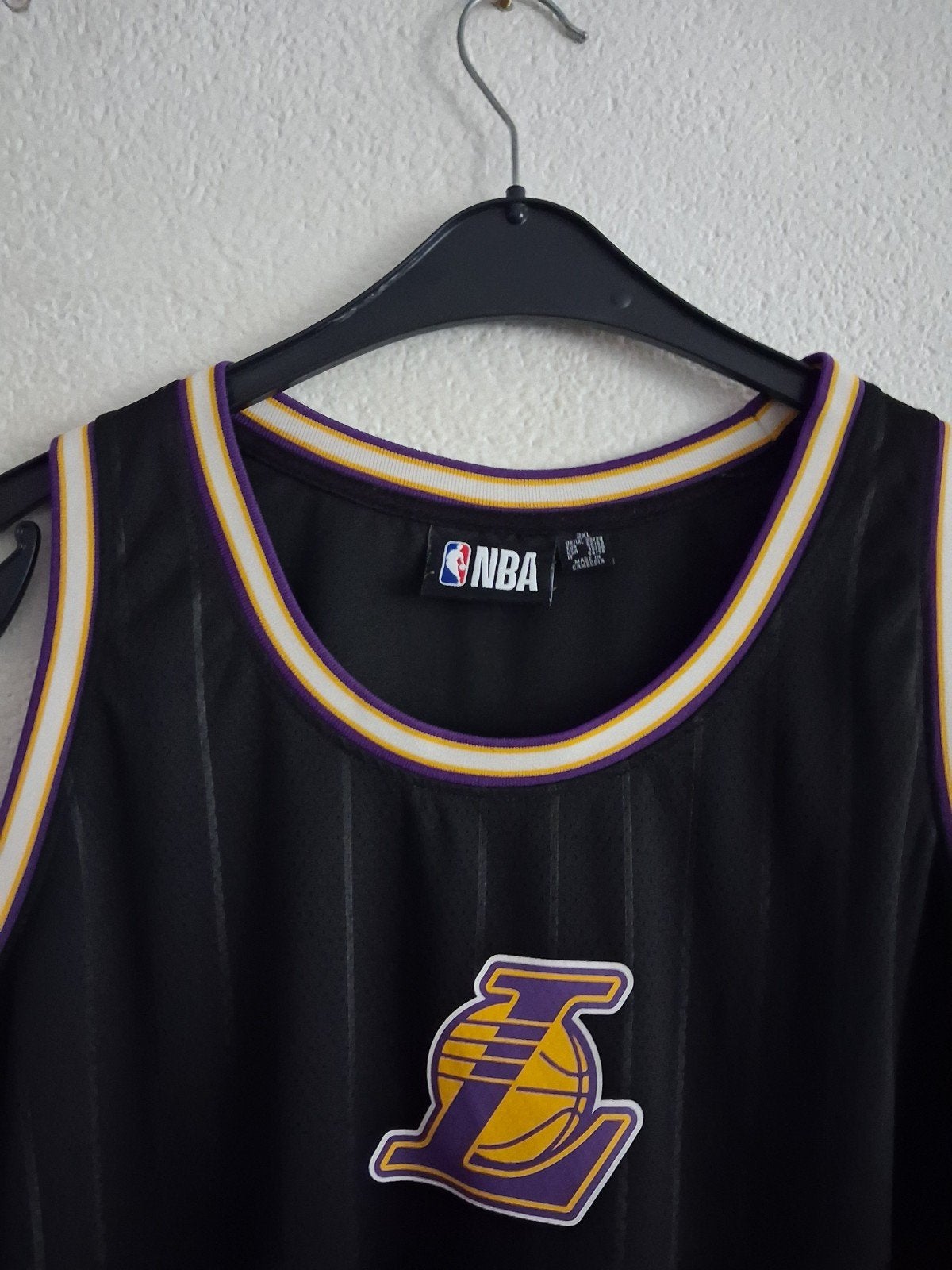 NBA Los Angeles Lakers Basketbal Shirt Zwart Maat 2XL, Zwart, Overige maten, Zo goed als nieuw, Algemeen