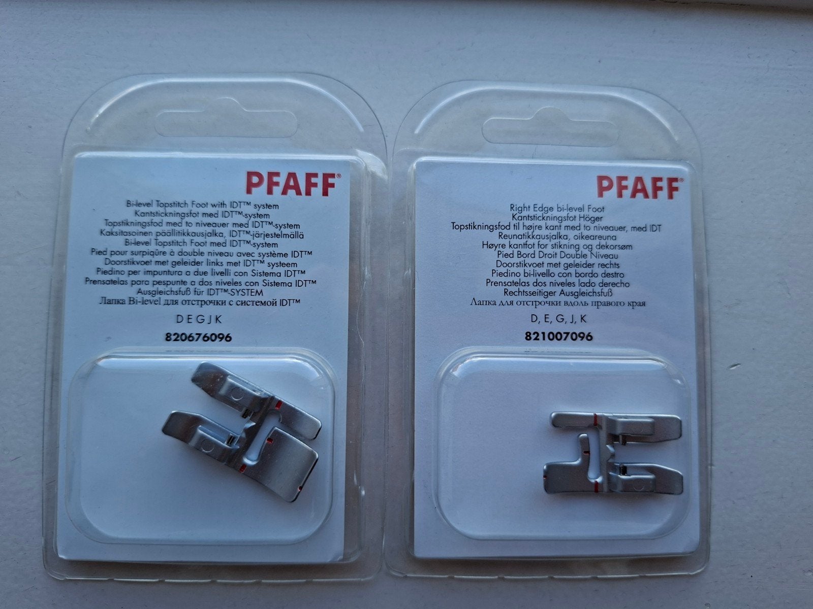 pfaff topstich voetjes, Ophalen of Verzenden, Zo goed als nieuw, Naaimachine, Pfaff