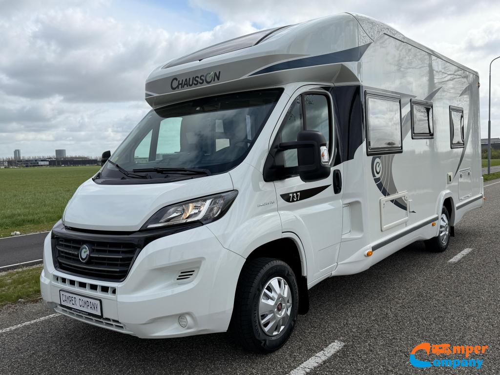 Chausson Welcome 737 Lage lengte bedden / Euro 6, Standaard zit, Ringverwarming, Fiat, 7 tot 8 meter