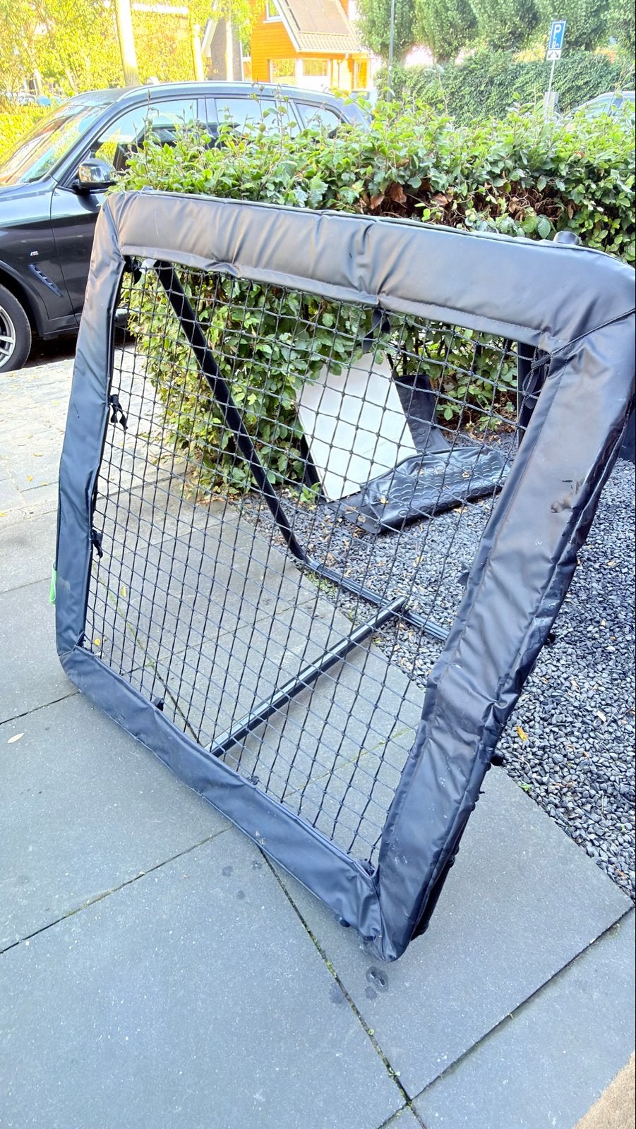 EXIT Kickback Rebounder L 124x124 cm – voetbal trainingsnet, Ophalen of Verzenden, Gebruikt, Clubaccessoires