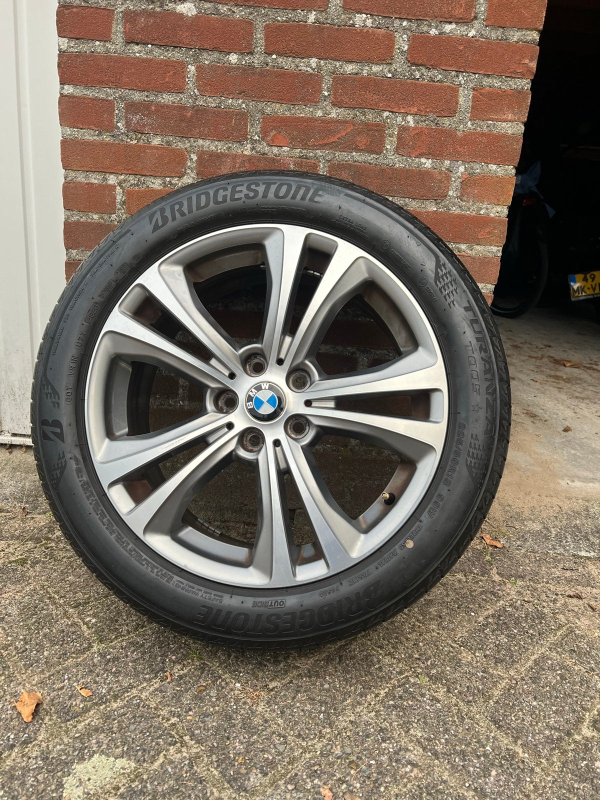 BMW X1 Velgen met Bridgestone Zomerbanden, Auto-onderdelen, Ophalen, 18 inch, Gebruikt, Banden en Velgen