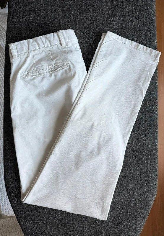 Suitsupply Porto Novo Chino White Maat 48 Uitstekende Staat, Kleding | Heren, Wit, Zo goed als nieuw, Suitsupply, Verzenden