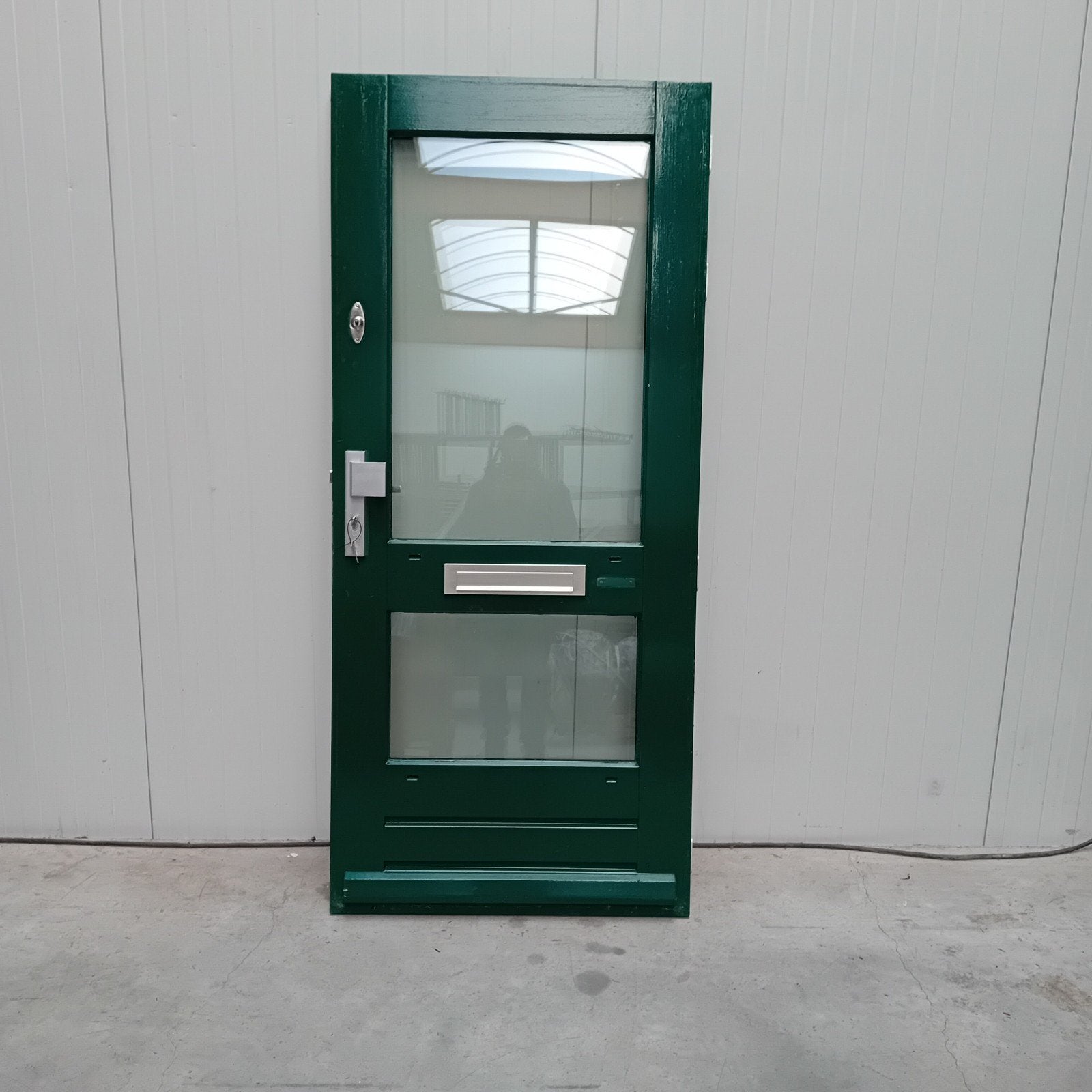 Voordeur hardhouten compleet, Ophalen, Glas, Buitendeur, 200 tot 215 cm
