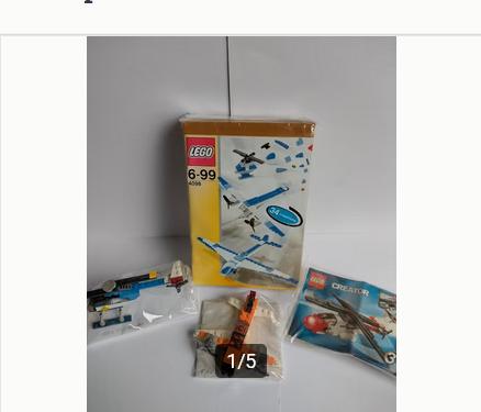 Lego helikopters en vliegtuigen., Ophalen of Verzenden, Zo goed als nieuw, Complete set, Lego