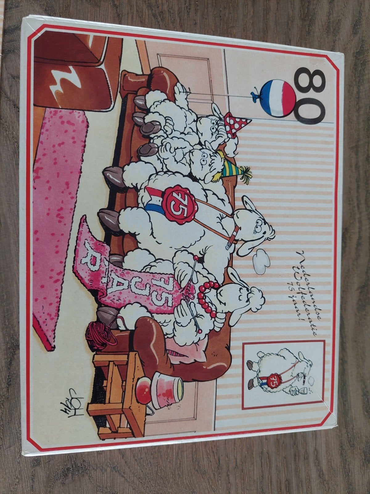 Jan van haasteren Nederlandse wolf federatie  75 jaar, Hobby en Vrije tijd, Denksport en Puzzels, Ophalen of Verzenden, Minder dan 500 stukjes