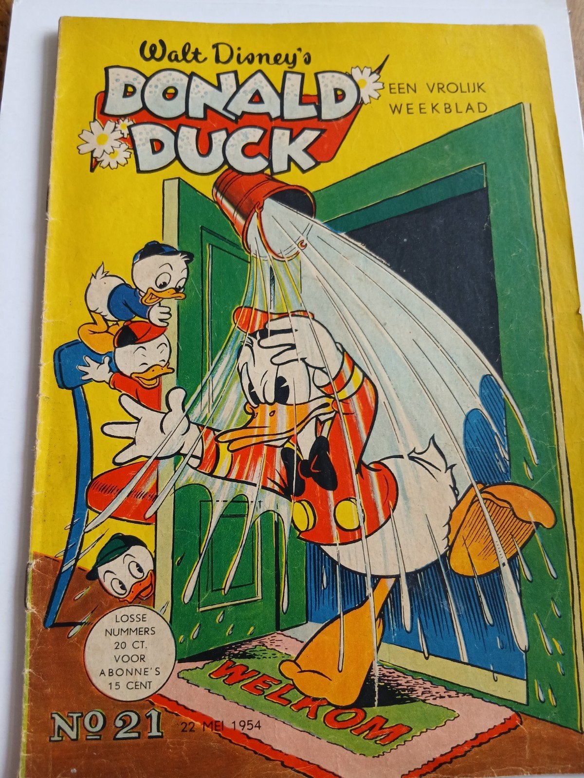 Donald duck nr 21 1954, Ophalen of Verzenden