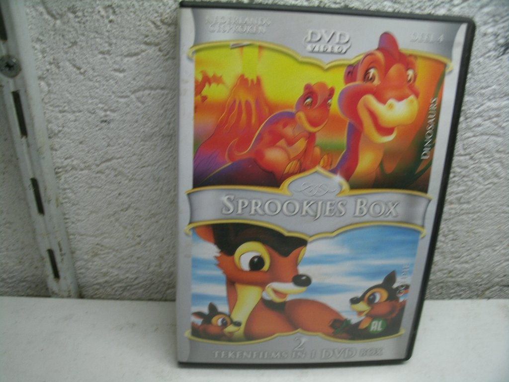 dvd 251k sprookjes box oa goldie/dinosaurus, Alle leeftijden, Ophalen of Verzenden, Zo goed als nieuw, Europees