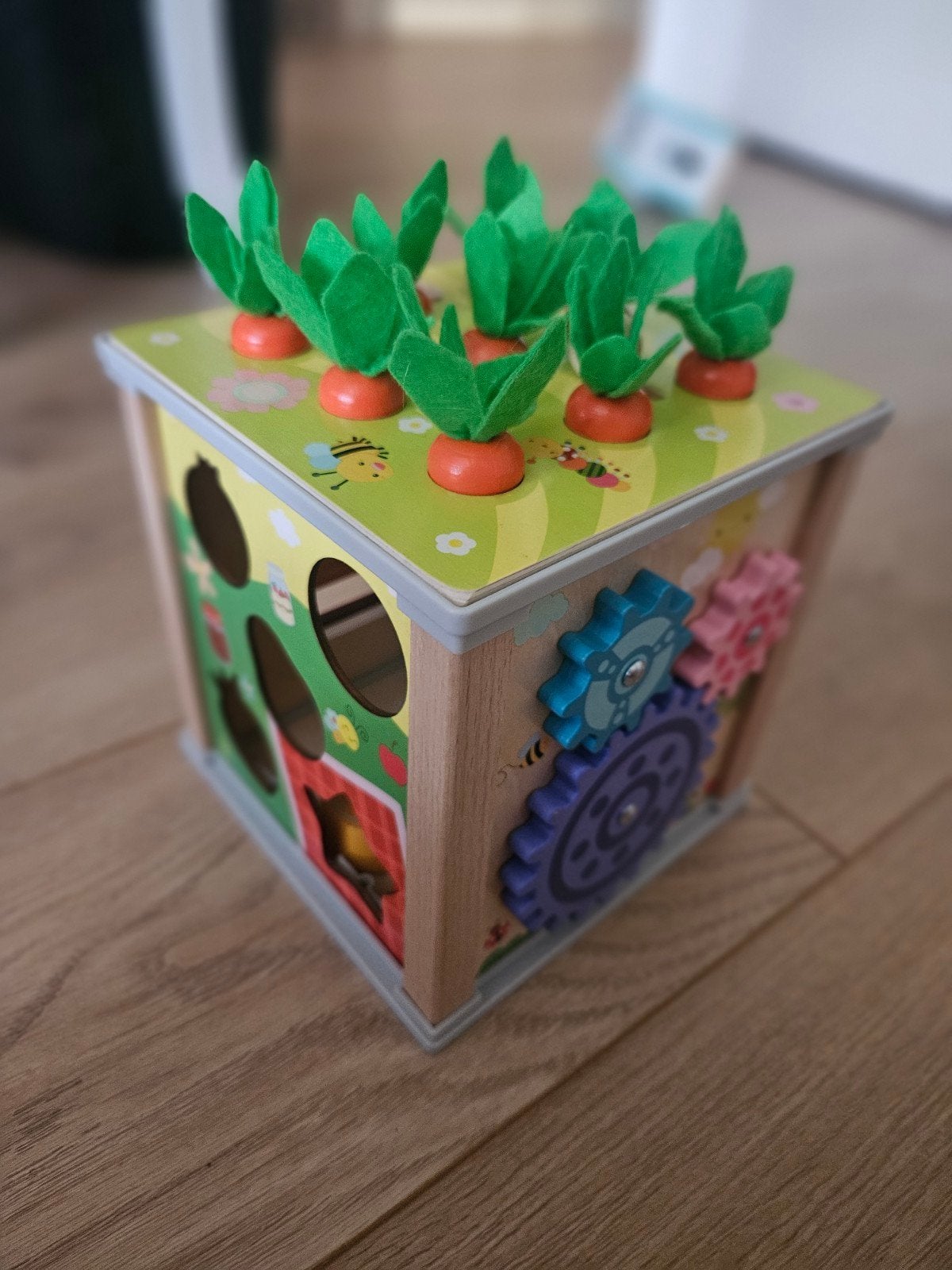 Montessori Multifunctionele Speelbox, Ophalen of Verzenden, Gebruikt, Puzzelen, Met geluid