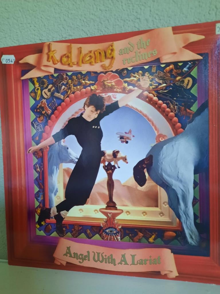 K.D. LANG AND THE RECHINES - ANGEL WITH A LARIAT, Ophalen of Verzenden, Zo goed als nieuw, Overige formaten, Poprock