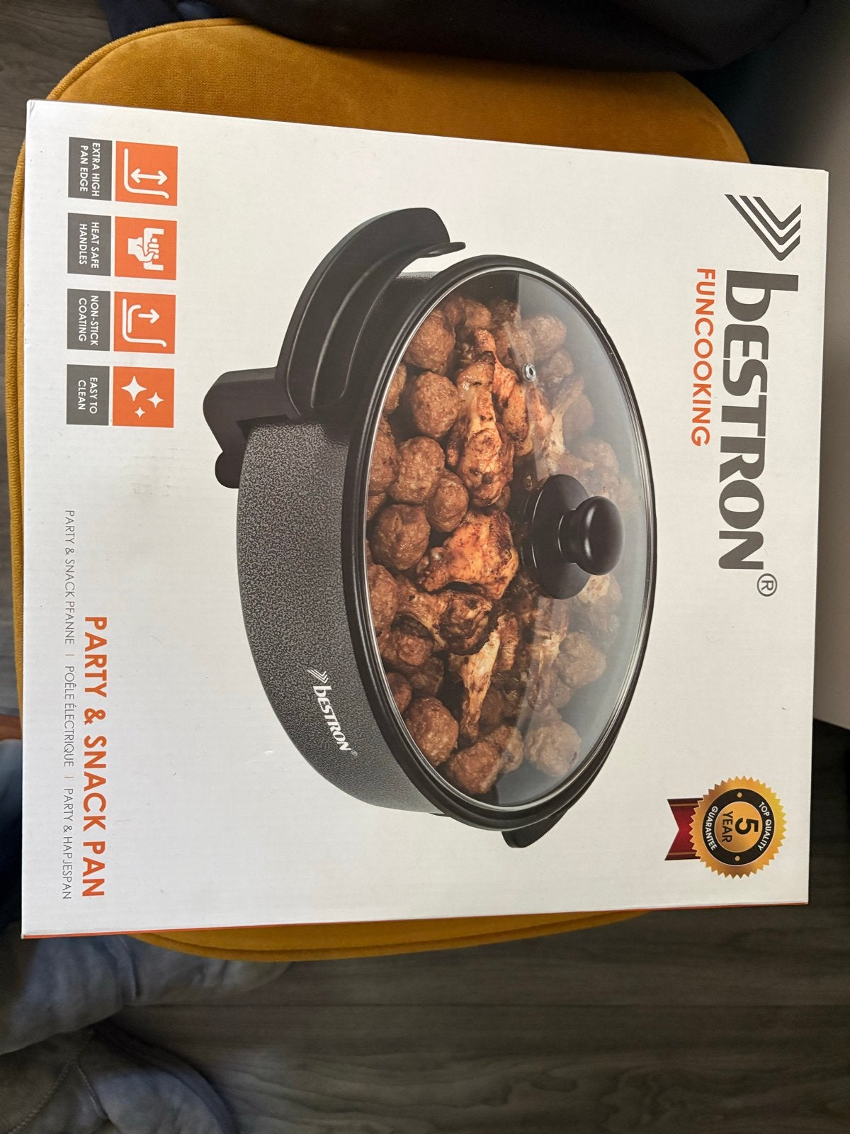 Bestron FunCooking Party & Snack Pan - Nieuw in doos, Ophalen of Verzenden, Nieuw